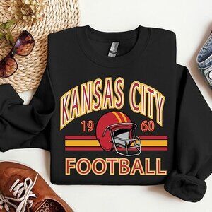 Kansas City Football Style Sweatshirt NFL Retro Crewneck Fan Gift 05
